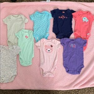Newborn Girls Onesies Bundle